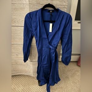 Banana Republic shirt dress- cobalt blue